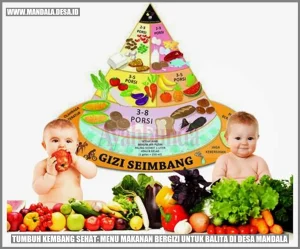 Menu Makanan Bergizi Seimbang Mendukung Tumbuh Kembang