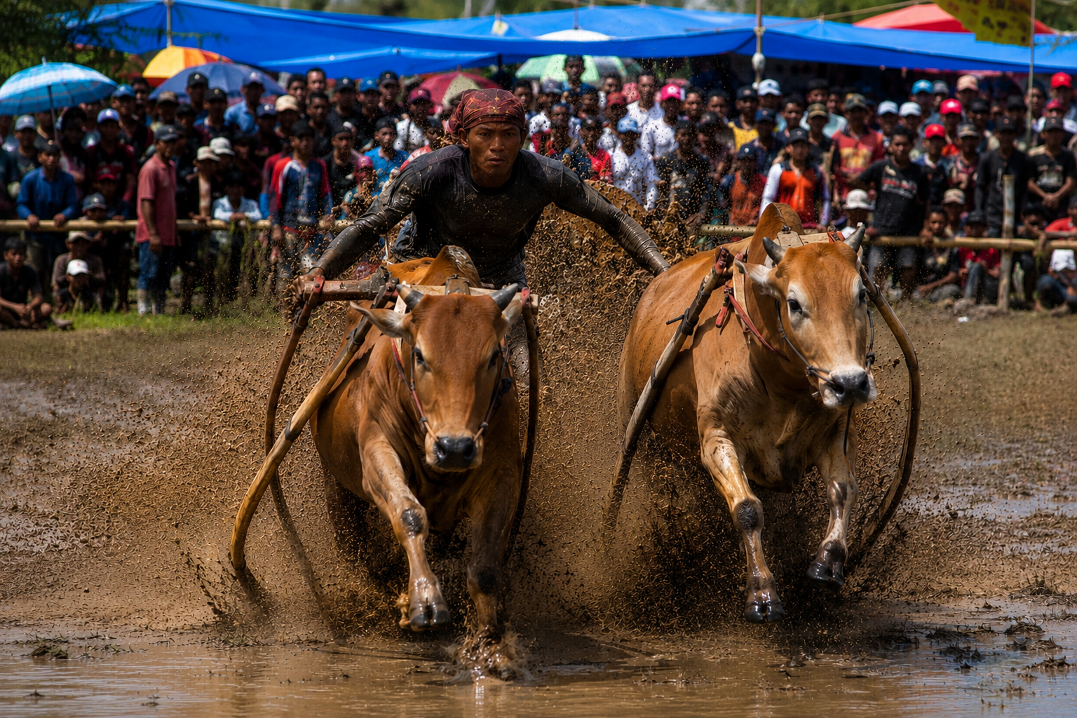 Festival Olahraga Tradisional, Karapan Sapi Ramai Disambut