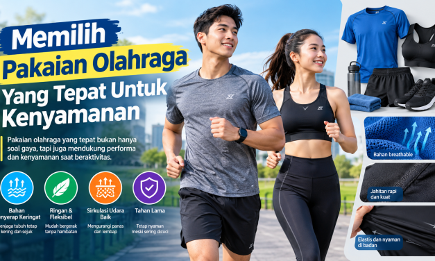 Memilih Pakaian Olahraga Yang Tepat Untuk Kenyamanan