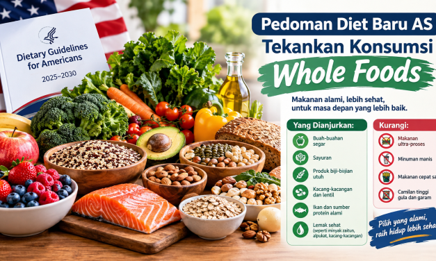 Pedoman Diet Baru AS Tekankan Konsumsi Whole Foods